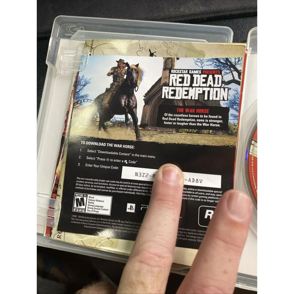 Red Dead Redemption (PS3 Sony Playstation) Includes Manual